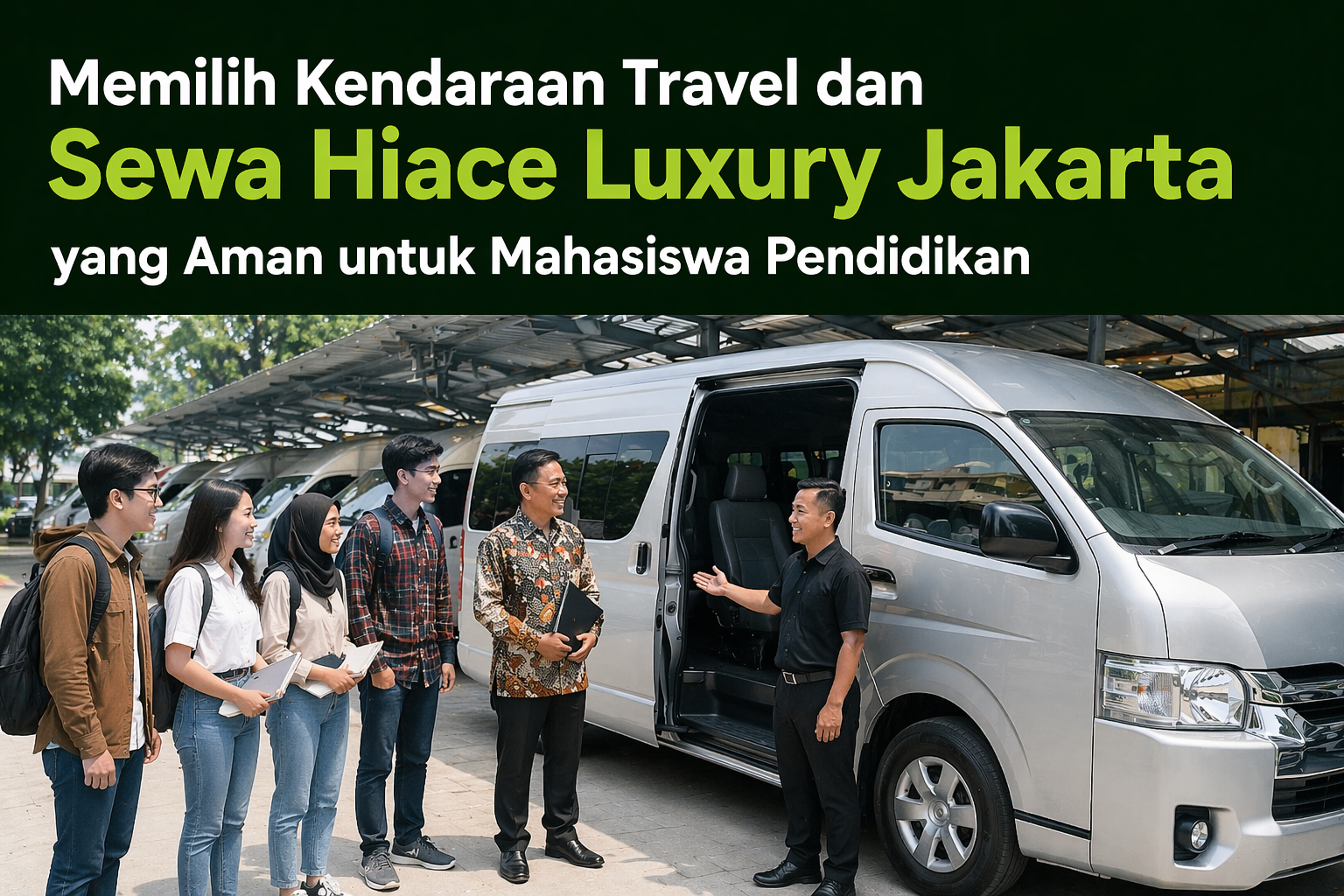 sewa hiace luxury Jakarta joinfuntravels